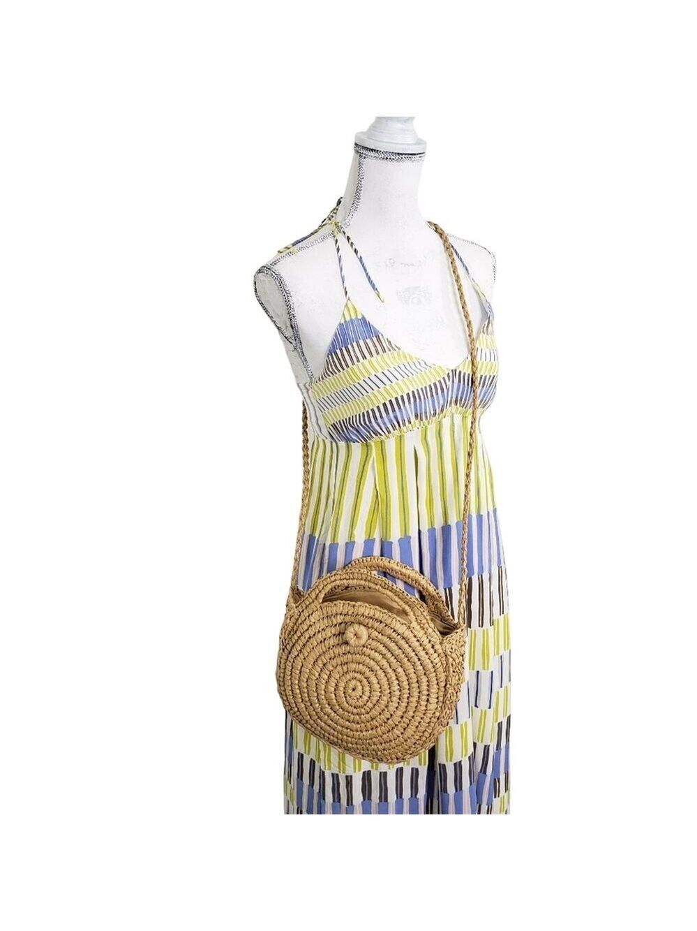 Cute Rattan Straw Crossbody Bag - Perfect for Summer!